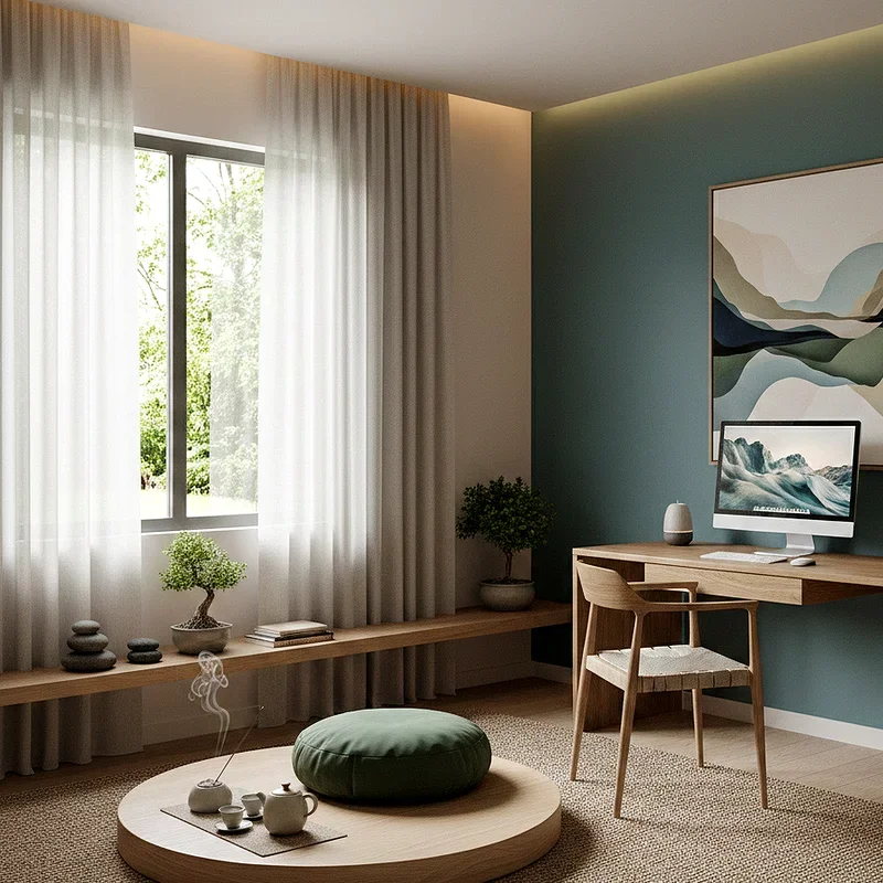 15 Zen Home Office Ideas for a Calm and Focused Workspace